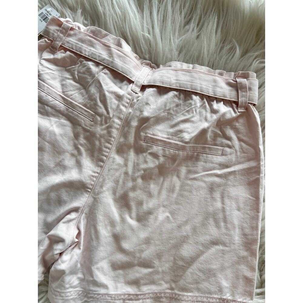 Abercrombie Kids Girls Tie Waist Twill Shorts Casual Light Pink Size 15/16 - Picture 8 of 12